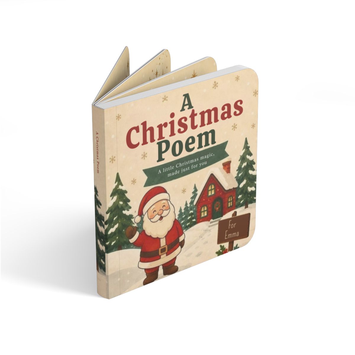 Physical A Christmas Poem personalized book